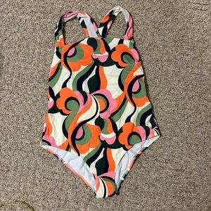 Boden swimsuit size 12US cross back one piece